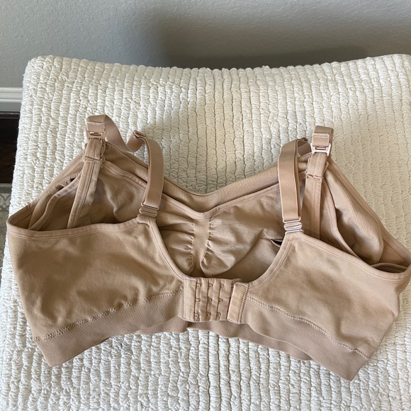 Kindred Bravely Pumping and Nursing Bra Women's XL Beige Hands Free - Picture 2 of 7